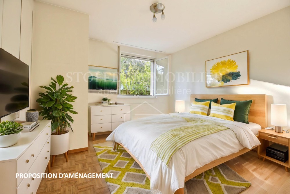 Bel appartement de 4 pièces avec grand jardin